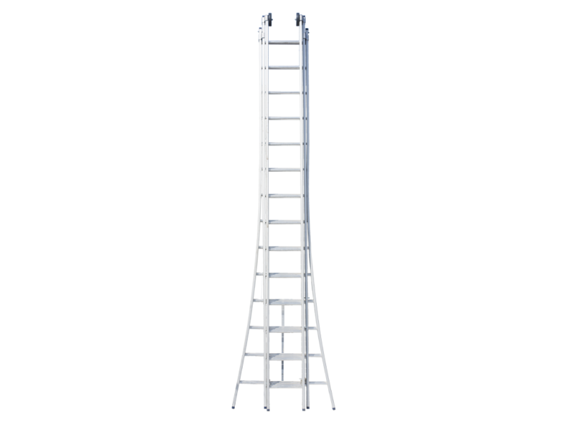 Ladder alu model: D3x14 uitschuifbaar 3,90 m - 9,15 m