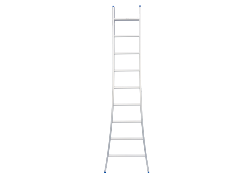 Ladder alu model: A9 lengte: 2,50 m