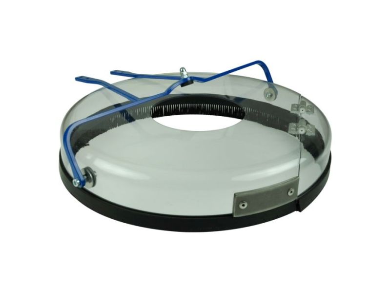 Beschermkap voor staalborstel op bosmaaier