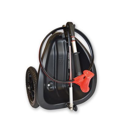 Afvalzakwagen opvouwbaar met afneembare afvalzakhouder