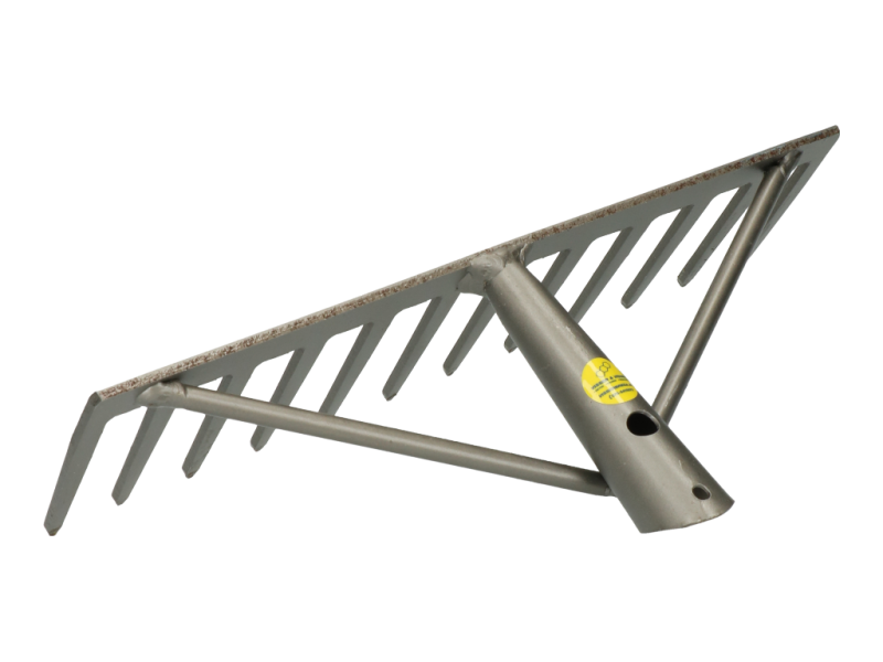 Hark tuin 12-tands recht zonder steel