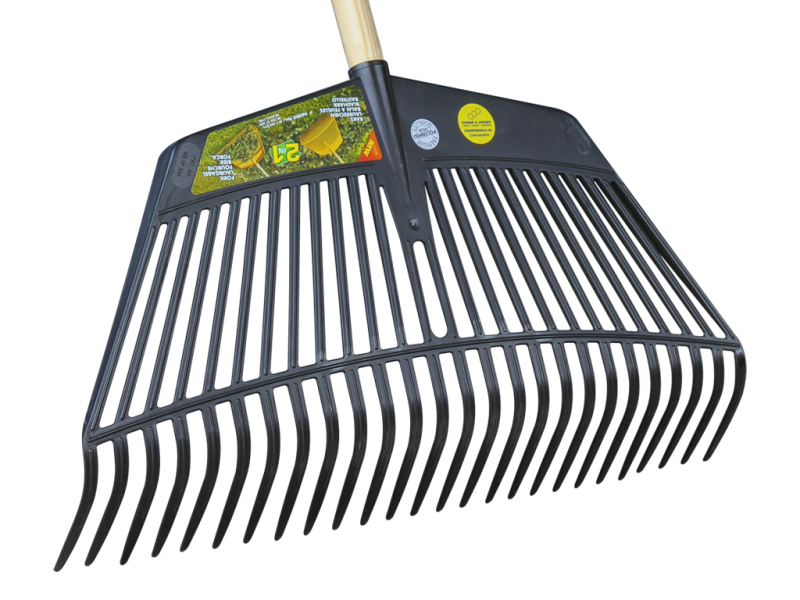 Hark blad kunststof Jumbo 60 cm breed 26-tands met steel