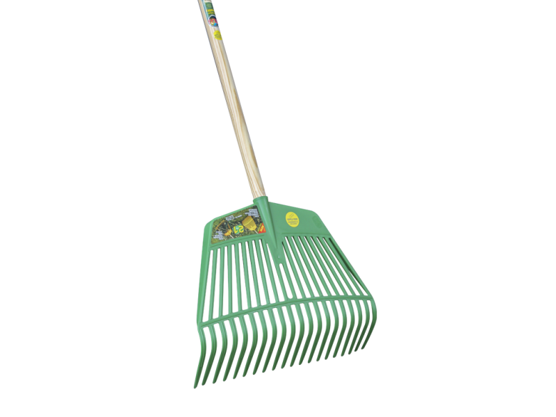 Hark blad kunststof Jumbo 45 cm breed 20-tands met steel