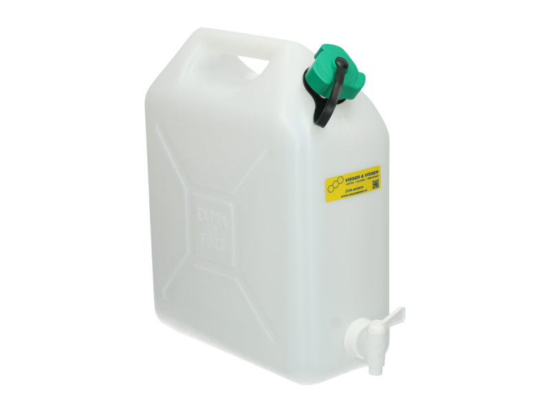 Jerrycan water met kraantje 10 L groen