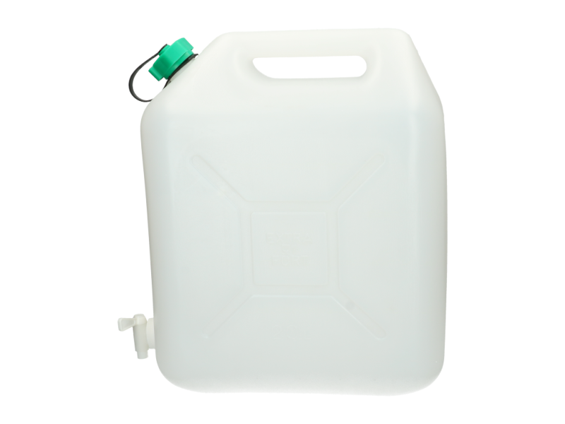 Jerrycan water met kraantje 20 L groen