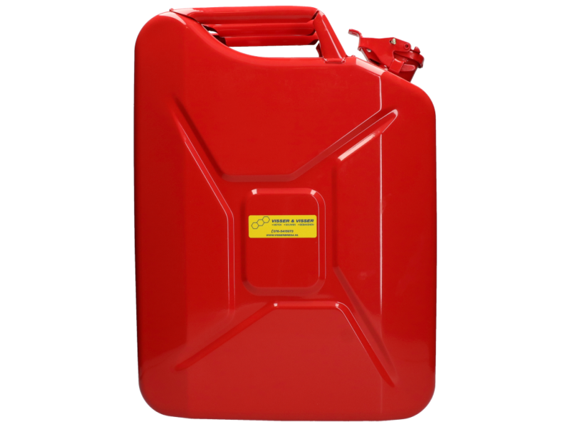 Jerrycan staal 20 L rood