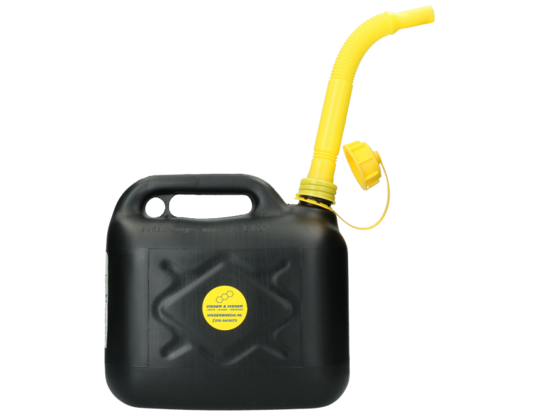 Jerrycan kunststof 5 L zwart