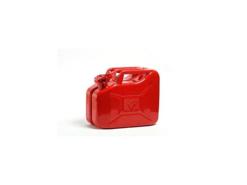 Jerrycan staal rood