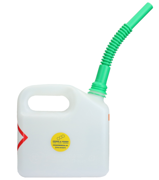 Jerrycan kunststof transparant 3 L