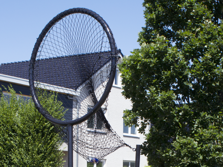 Blikvanger met net groen