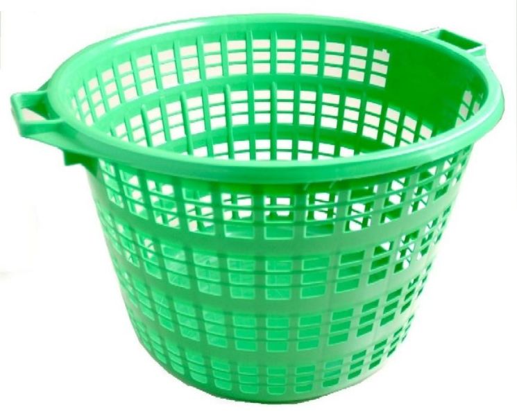 Raapmand kunststof groen 35 L