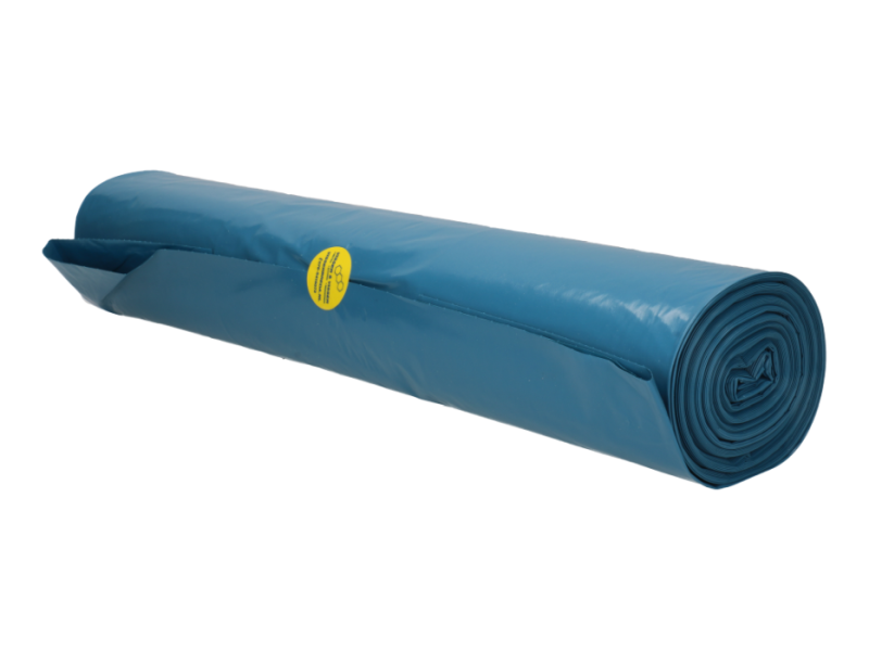 Afvalzak blauw 70x110 cm 120 L 200 stuks per doos