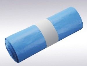 Afvalzak LDPE blauw 115x140 cm 10x10 stuks per doos kliko