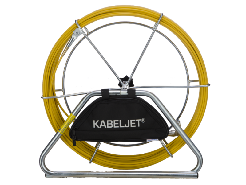 Kabeljet Ø 7,2 mm lengte 60 m met haspel