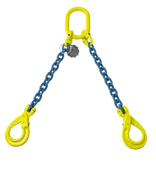 Hijsketting 2-sprong met klephaken|Grade 10 | 1,5 m |8 mm