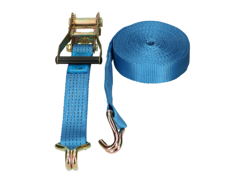 Sjorband 50 mm compleet industrieel 9 m blauw