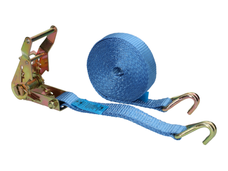 Sjorband 25 mm compleet industrieel 5 m blauw