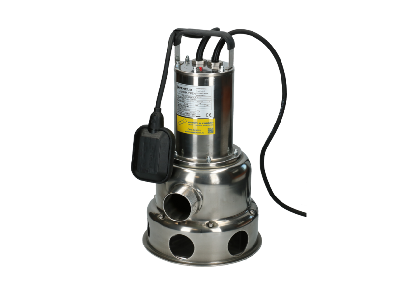 Klokpomp rvs type 300 vuilwater met vlotter