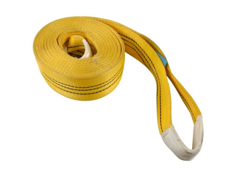 Hijsband 3 ton geel 90 mm breed