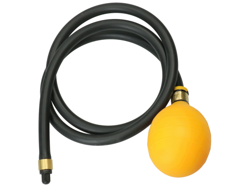 Rioolafsluiter bal Ø 48-72 mm incl. 1,35 m slang en ventiel