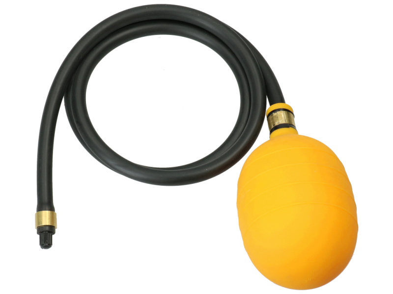 Rioolafsluiter bal Ø 72-92 mm incl. 1,35 m slang en ventiel