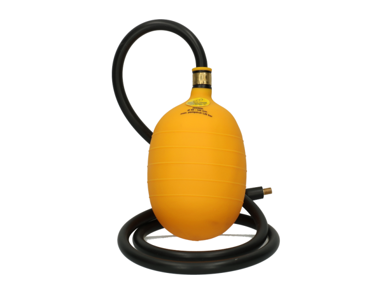 Rioolafsluiter bal Ø 92-145 mm incl. 1,35 m slang en ventiel