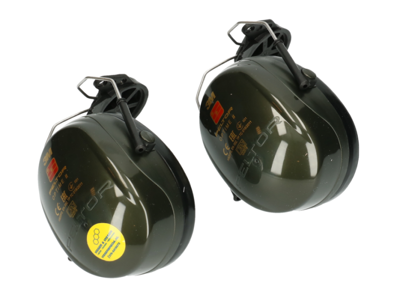 Gehoorbeschermer Peltor Optime 2 met steekbevestiging groen