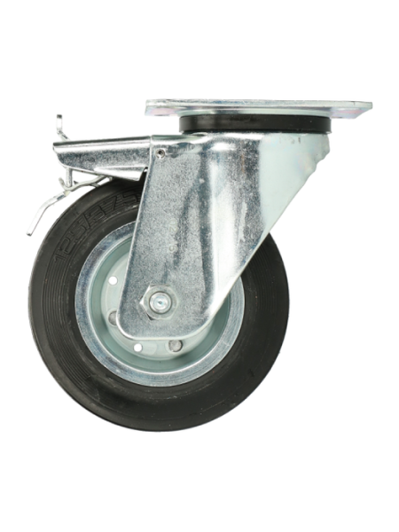 Reserve zwenkwiel rubber met rem voor Almi AL-43SH