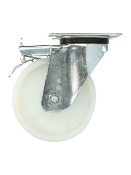 Reserve zwenkwiel wit nylon met rem voor Almi AL-43SH