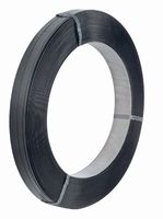 Tegelstaalband 19 mm zwart gelakt Amerikaanse wikkeling