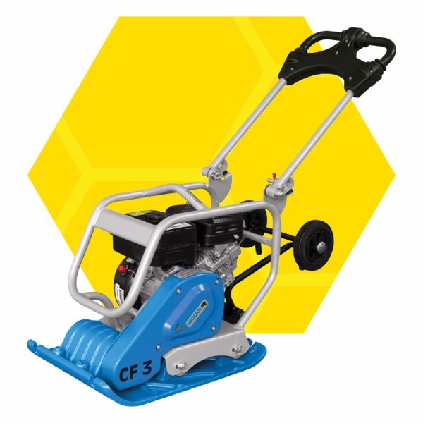 Weber CF3 trilplaat met Honda benzinemotor