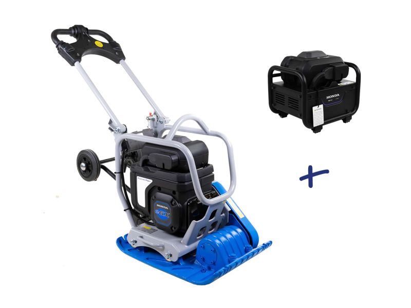 Trilplaat Weber CF 2 DC + Honda accu en oplader