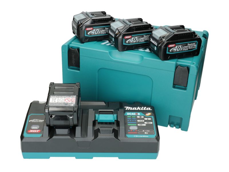 Accu startset Makita XGT DC40RB (36 volt 5,0 Ah + lader)