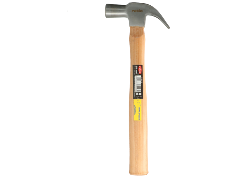 Klauwhamer met steel hout