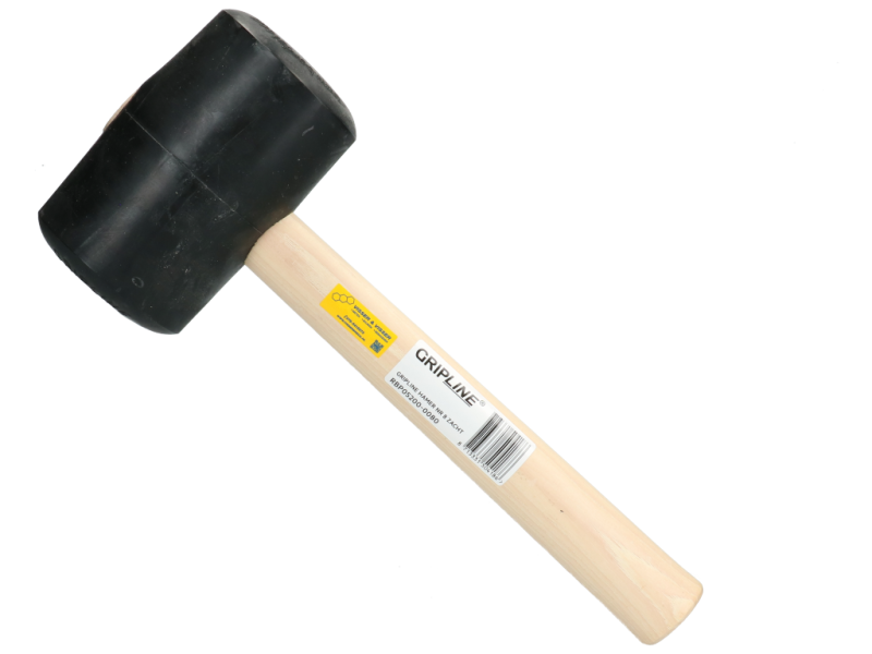 Rubberhamer 2.200 gram met steel