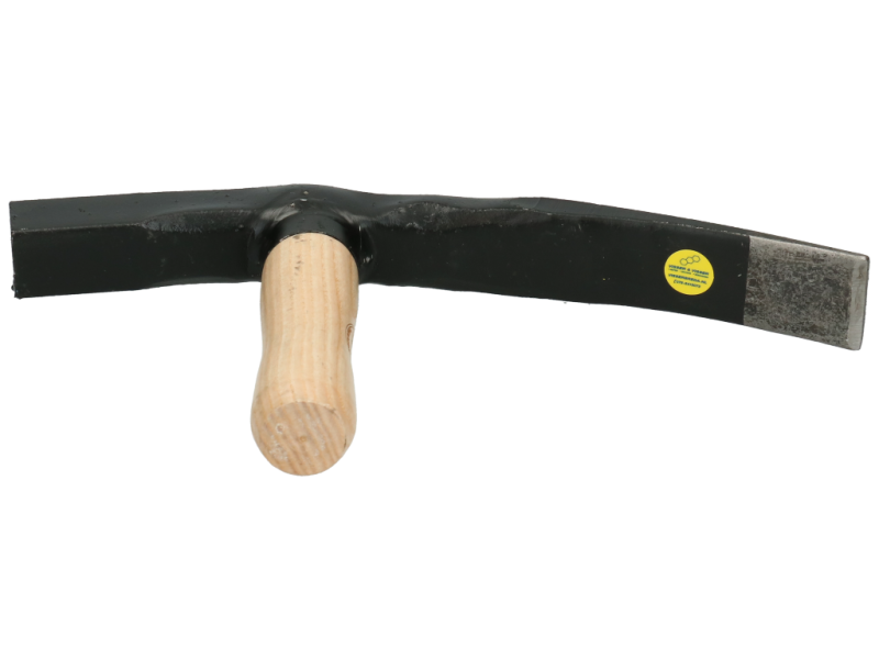 Straathamer lang model 40 mm met houten steel