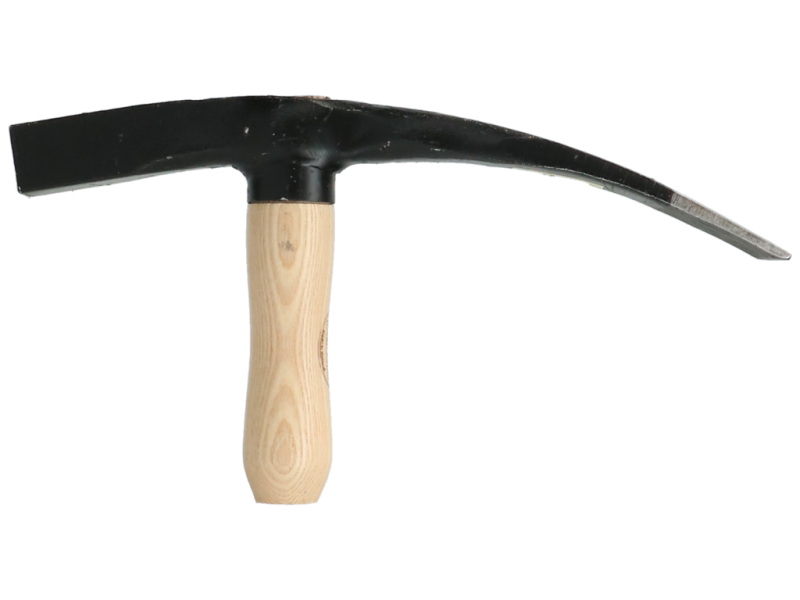 Straathamer lang model 50 mm met houten steel