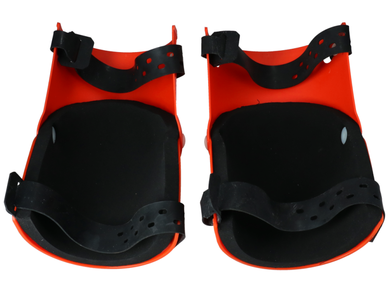 Kniebeschermers kunststof scharnierend oranje nr. 20