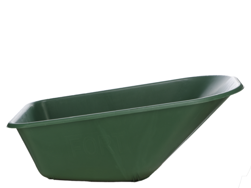 Kruiwagenbak reserve 100 L groen