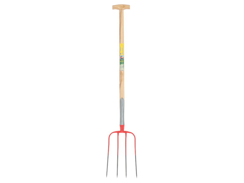 Riek met steel 90 4-tands met veer