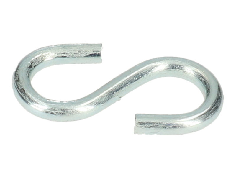 S-haak 40x4 mm gegalvaniseerd