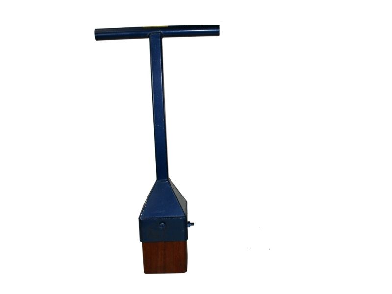 Bandenstamper staal met hardhouten klos