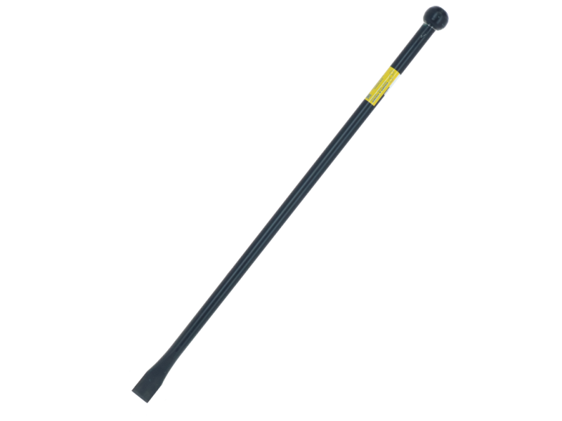 Stootijzer 100 cm rond met knop