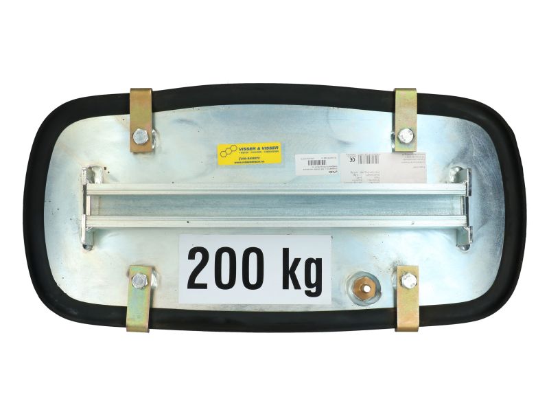 Zuigplaat t.b.v. SM 200/600 vacuümunit draagkracht 200 kg 58x28 cm