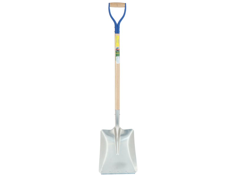 Ballastschop alu met stalen slijtstrip en steel