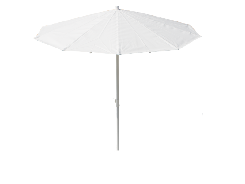 Landmeter-/lasparasol wit Ø 250 cm