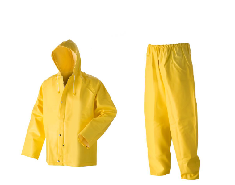 Regenpak D404 P1 geel maat M