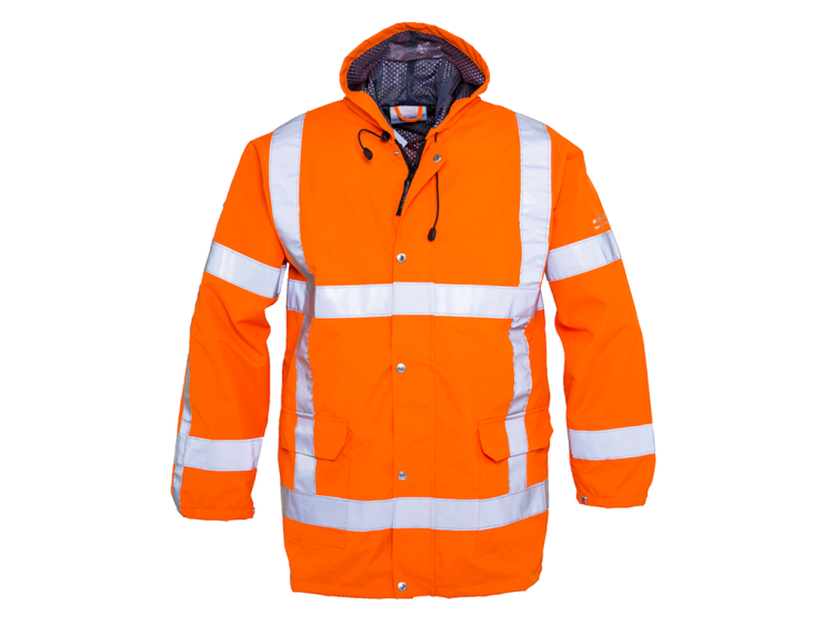 Regenjas RWS Uitdam oranje maat M