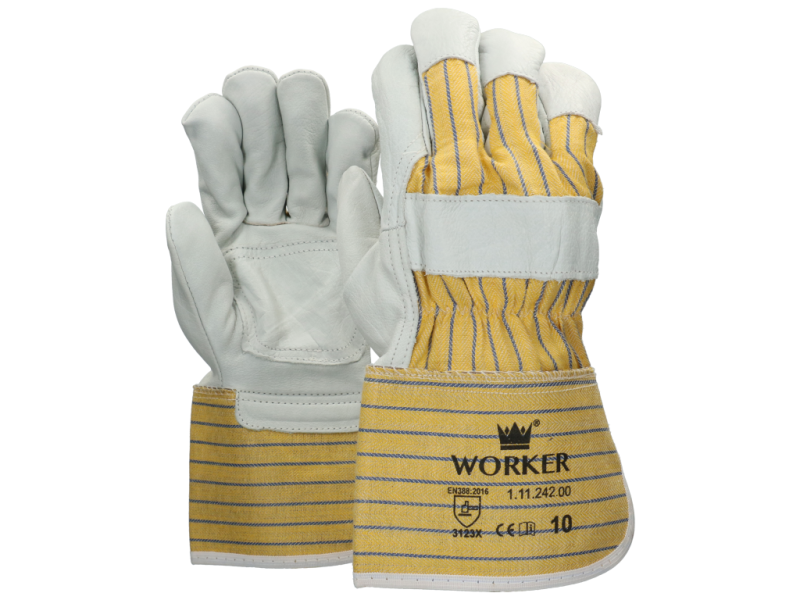 Handschoen Amerikaan type 0045-17 nerfleder palmversterkt