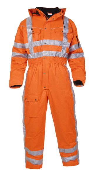 Winteroverall RWS gevoerd Amsterdam oranje maat XL